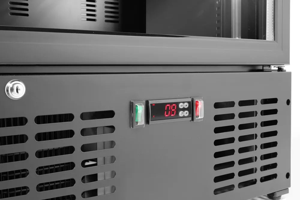 Bar-Kühlschrank mit einer Tür, Arktic, 243L, Schwarz, 220-240V/195W, 600x530x(H)1820mm