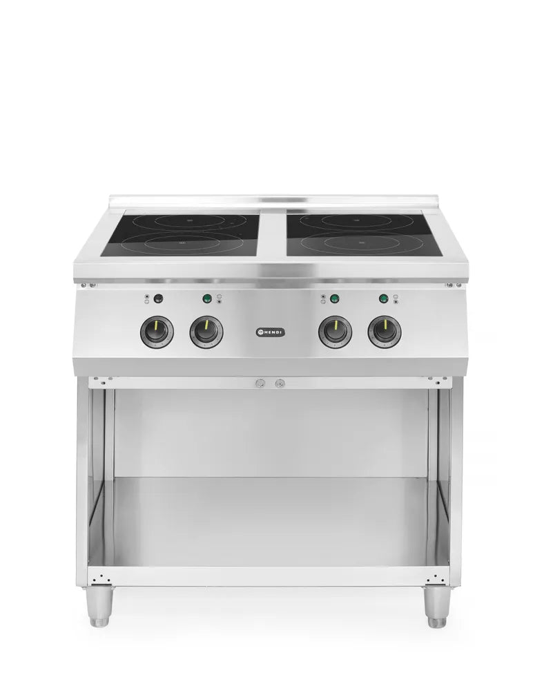 Induktionsherd mit 4 Kochfeldern, HENDI, 400V/17000W, 800x720x(H)854mm