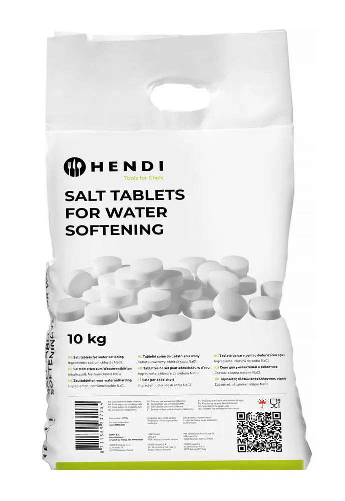 Salztabletten zur Wasserenthärtung, HENDI, 10 kg