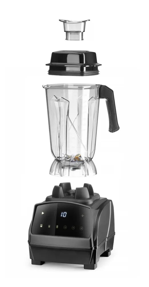 Digitaler Bar-Mixer BPA-frei, HENDI, 2,5L, Schwarz, 230V/1680W, 220x240x(H)535mm
