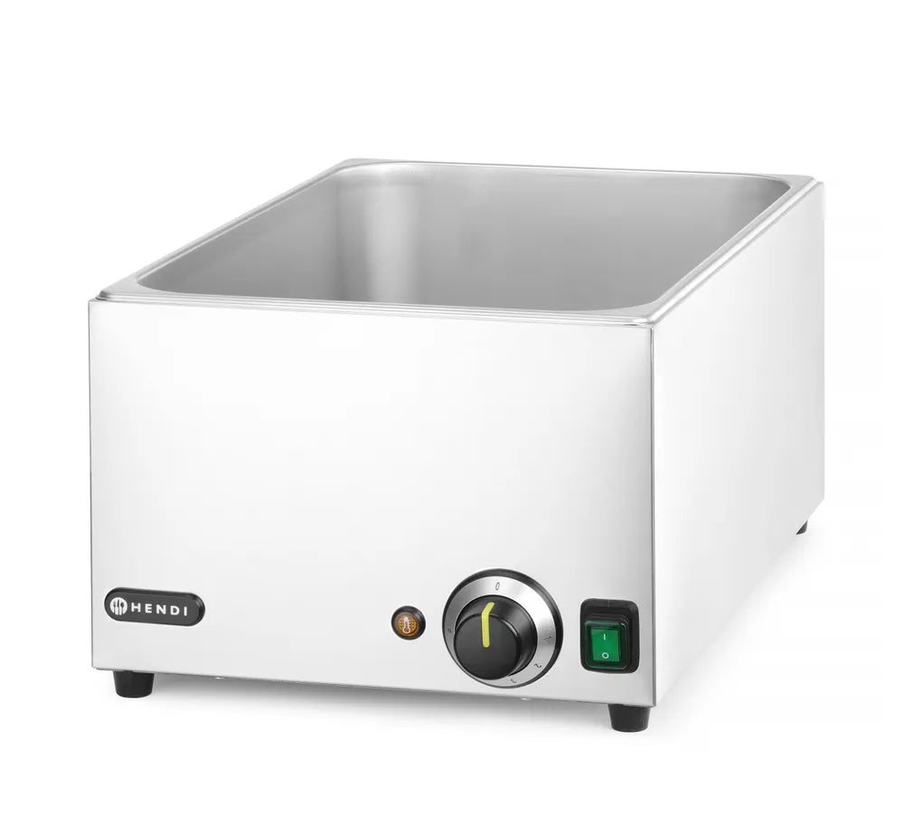 Set: Bain-Marie Ranger + 3x GN 1/3 Behälter mit Deckel, HENDI, GN 1/1, 230V/1000W, 590x332x(H)242mm