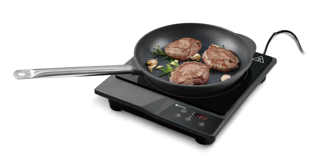 Induktionskocher Modell 1800, HENDI, Kitchen Line, 230V/1800W, 319x355x(H)67mm