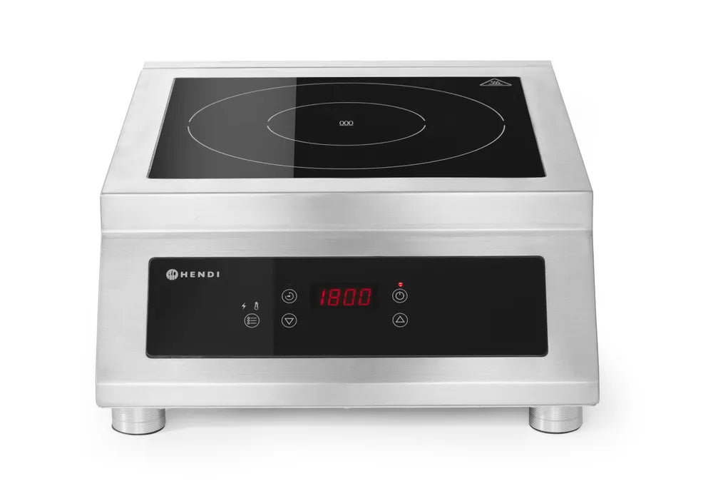Induktionskocher Modell 5000 D, HENDI, Profi Line, 400V/5000W, 398x525x(H)175mm