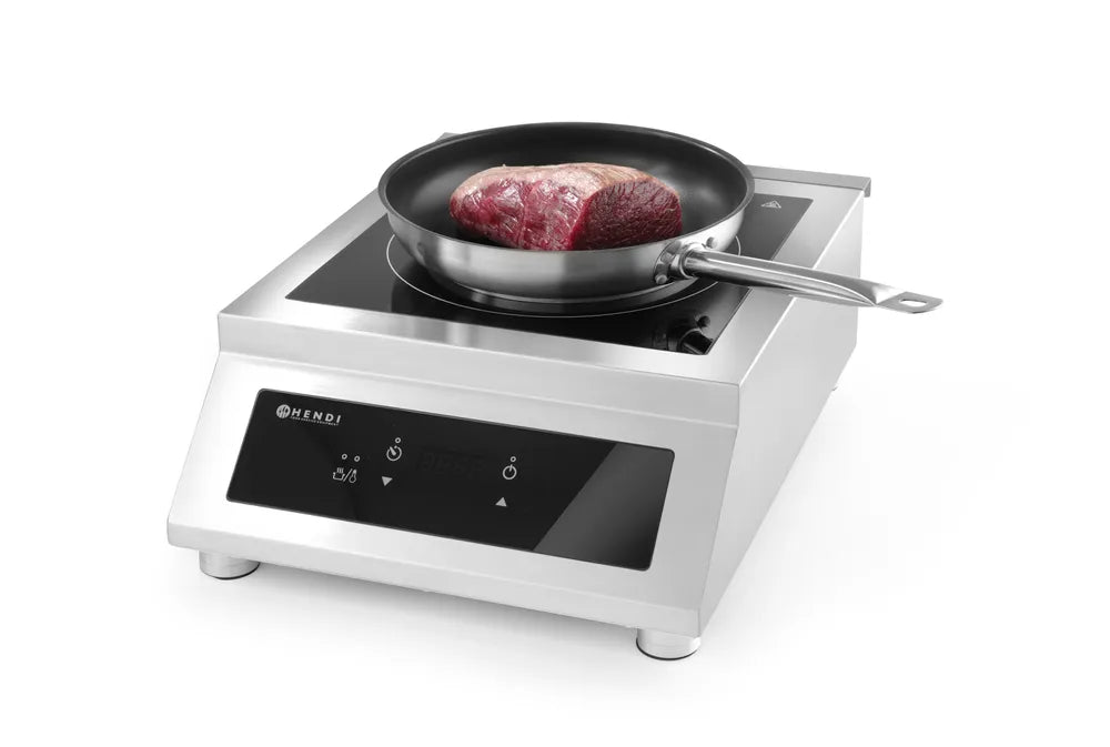 Induktionskocher Modell 5000 D, HENDI, Profi Line, 400V/5000W, 398x525x(H)175mm