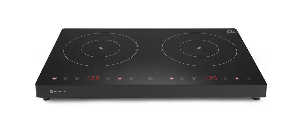 Induktionskocher doppelt Kitchen Line, HENDI, Kitchen Line, 230V/3500W, 608x405x(H)54mm