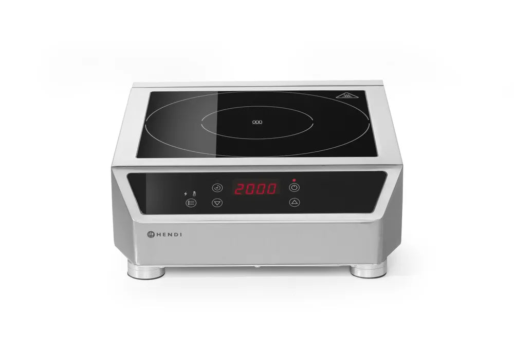 Induktionskochfeld 3500 D, HENDI, Profi Line, 230V/3500W, 342x431x(H)116mm