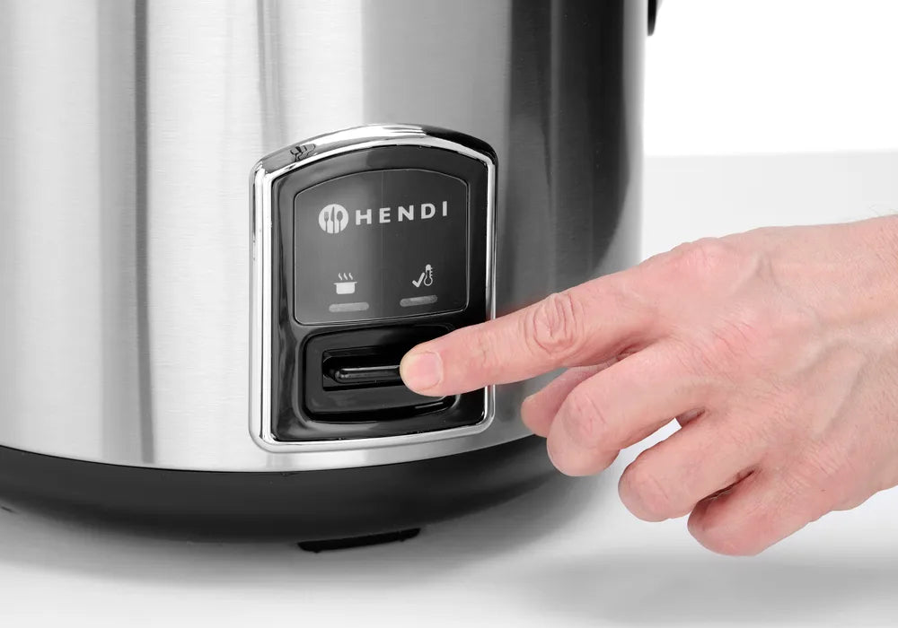 Reiskocher mit Dampfgarfunktion, HENDI, Profi Line, 1,8L, 230V/700W, ⌀280x(H)285mm