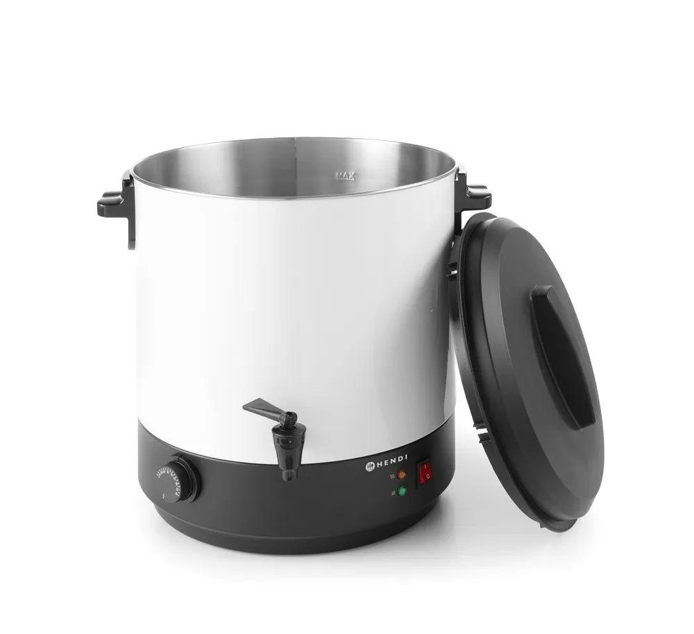 Heißgetränkespender, HENDI, 25L, Weiß, 230V/2500W, 435x441x(H)500mm