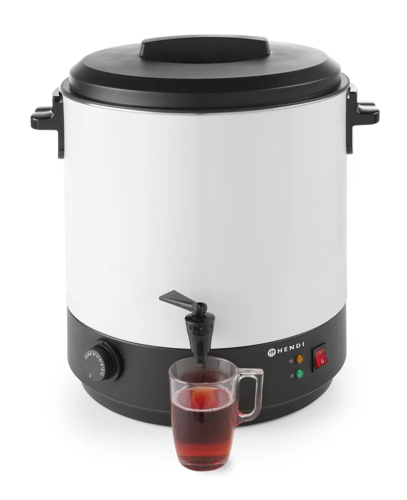 Heißgetränkespender, HENDI, 25L, Weiß, 230V/2500W, 435x441x(H)500mm