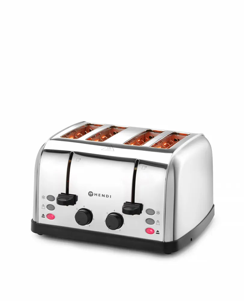 Toaster 4-fach, HENDI, 240V/1500W, 295x335x(H)180mm