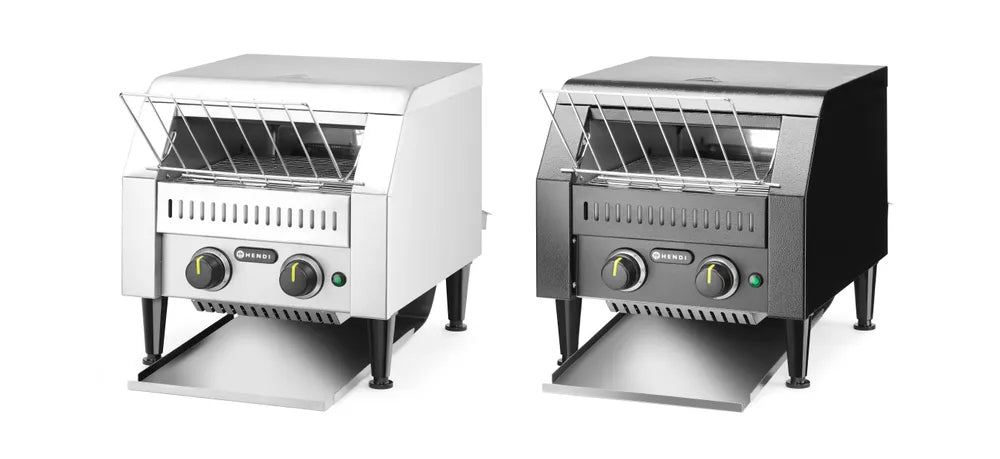 Durchlauf-Toaster, doppelt, HENDI, Schwarz, 230V/2240W, 418x368x(H)415mm