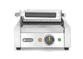 Kontaktgrill - Einzelversion, HENDI, oben und unten gerillt, 230V/1800W, 310x375x(H)216mm