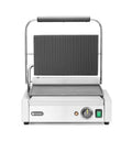 Kontaktgrill - Panini, HENDI, oben gerillt, unten glatt, 230V/2200W, 430x375x(H)216mm