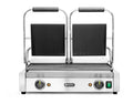 Kontaktgrill - Doppelversion, gerillte Ausführung, HENDI, oben und unten gerillt, 230V/3600W, 570x375x(H)216mm