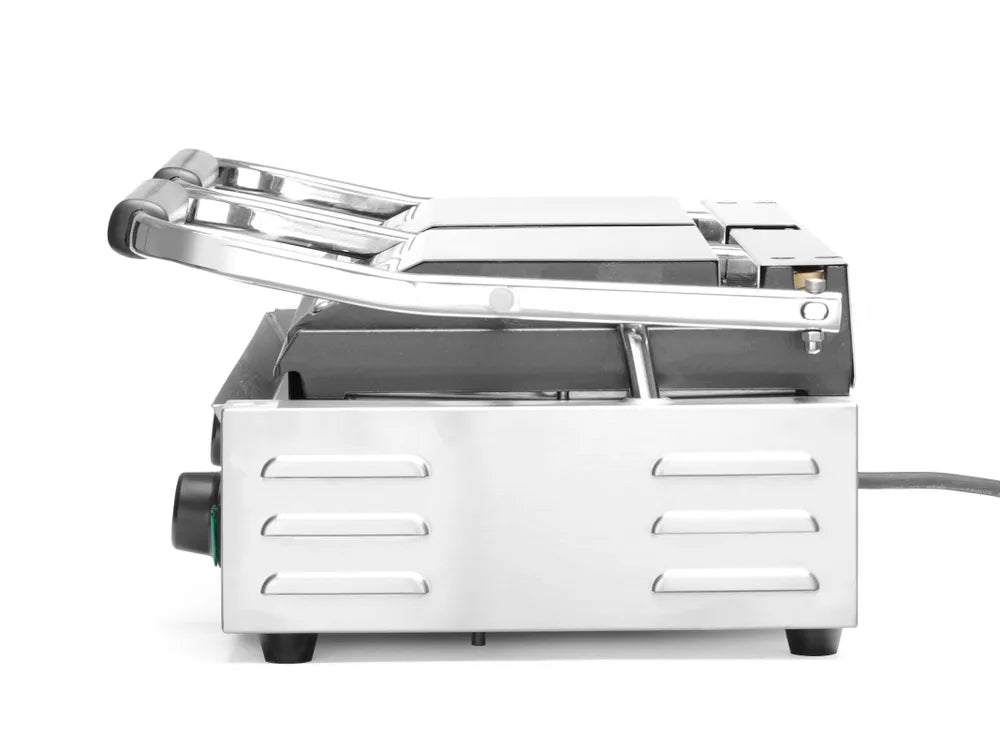 Kontaktgrill - Doppelversion, gerillte Ausführung, HENDI, oben und unten gerillt, 230V/3600W, 570x375x(H)216mm