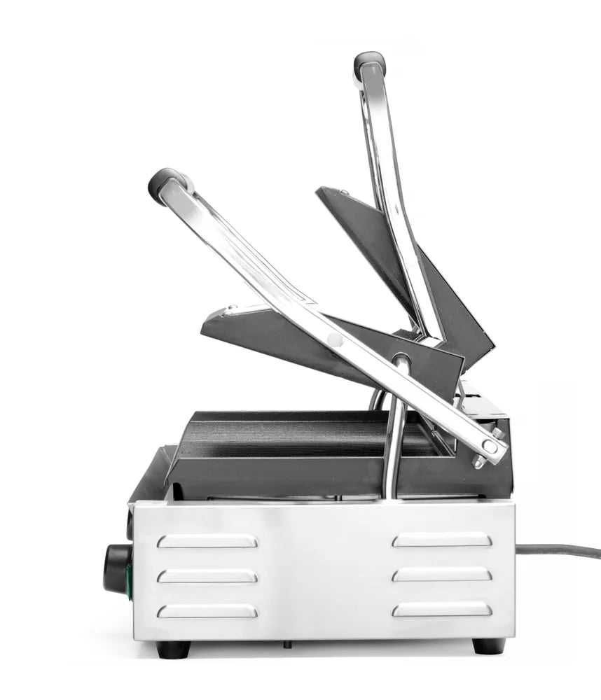 Kontaktgrill - Doppelversion, gerillte Ausführung, HENDI, oben und unten gerillt, 230V/3600W, 570x375x(H)216mm