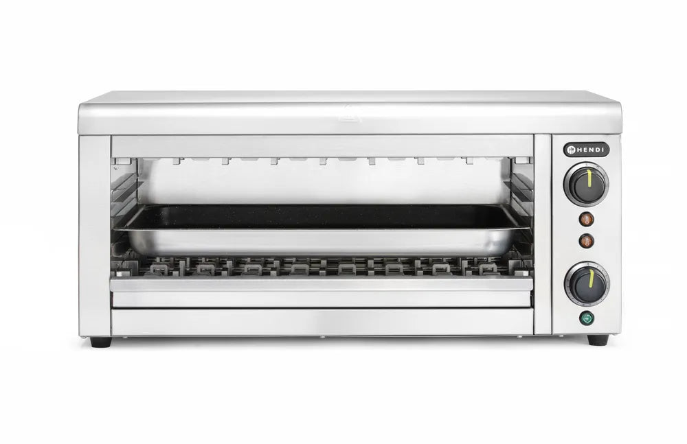 Salamander mit Quarz-Infrarotheizelement, HENDI, 230V/3645W, 689x397x(H)318mm