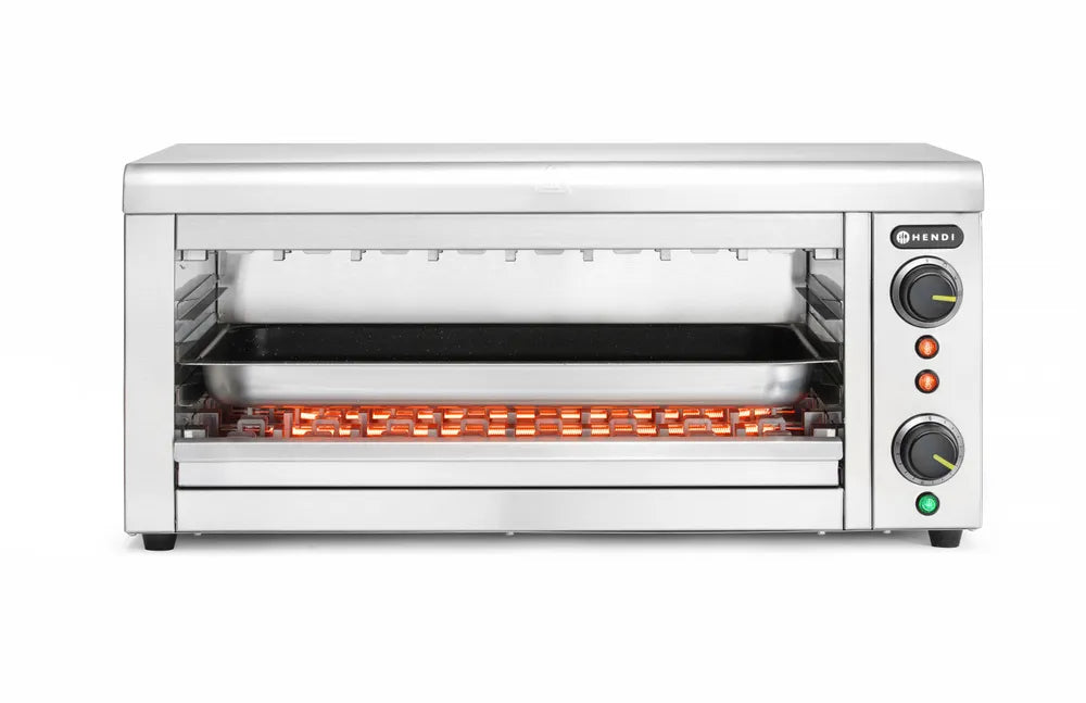 Salamander mit Quarz-Infrarotheizelement, HENDI, 230V/3645W, 689x397x(H)318mm