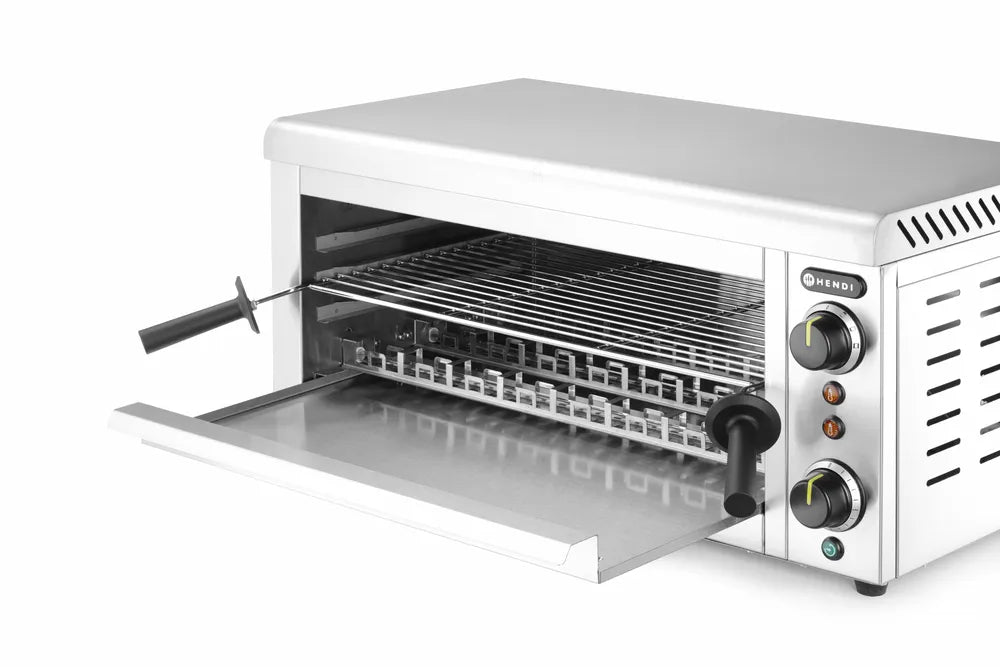 Salamander mit Quarz-Infrarotheizelement, HENDI, 230V/3645W, 689x397x(H)318mm