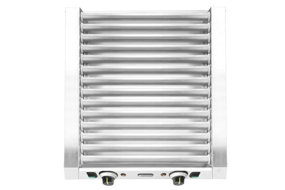 Rollengrill – 2 Zonen, HENDI, 14 Rollen, 230V/1230W, 566x640x(H)192mm
