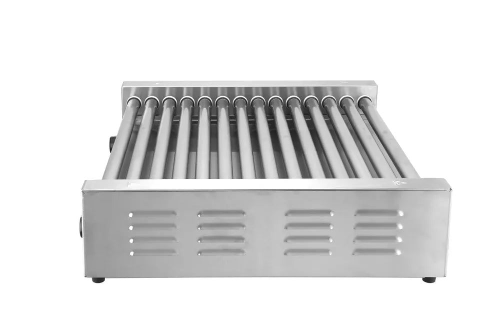 Rollengrill XL - 2 Zonen, HENDI, 14 Rollen, Silber, 220-240V/2000W, 732x590x(H)168mm