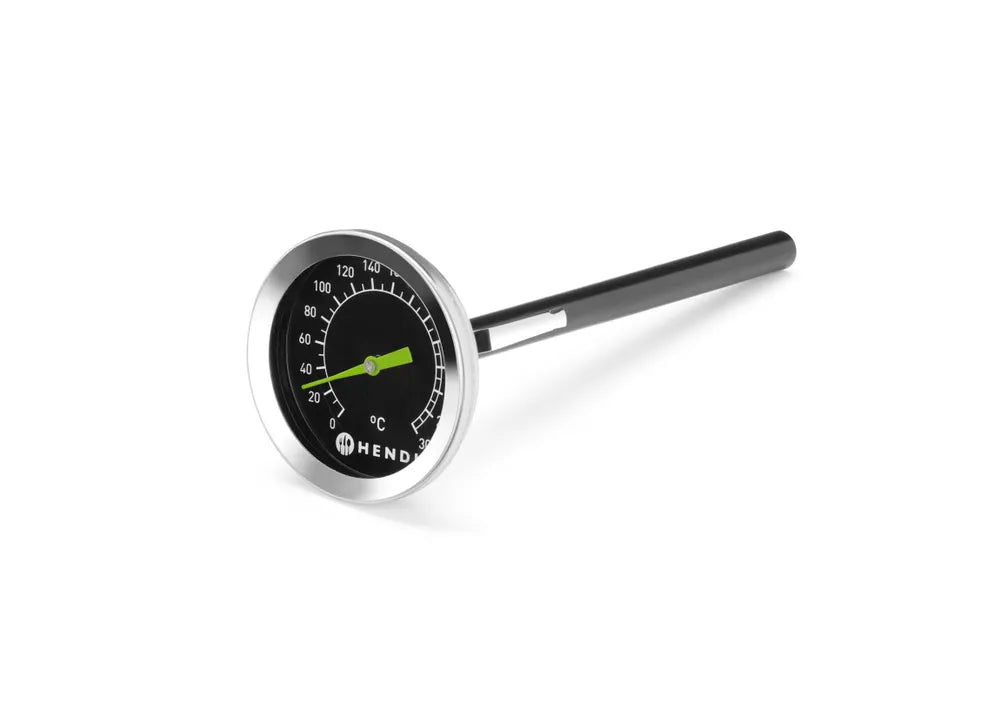 Analoges Thermometer, HENDI, Schwarz, ⌀52x(H)140mm