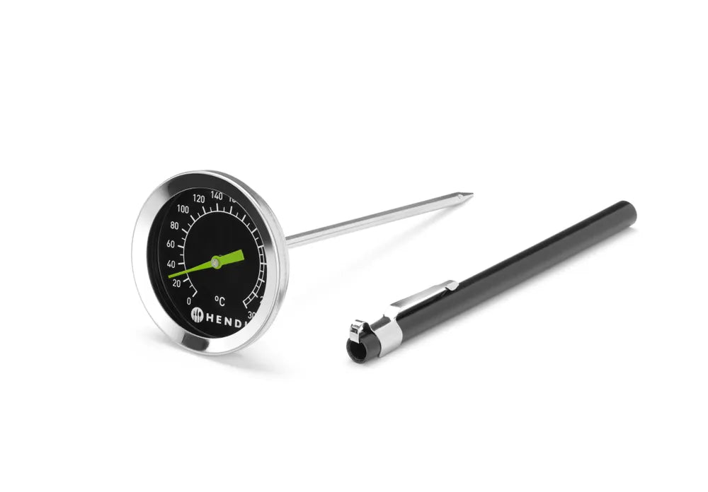 Analoges Thermometer, HENDI, Schwarz, ⌀52x(H)140mm