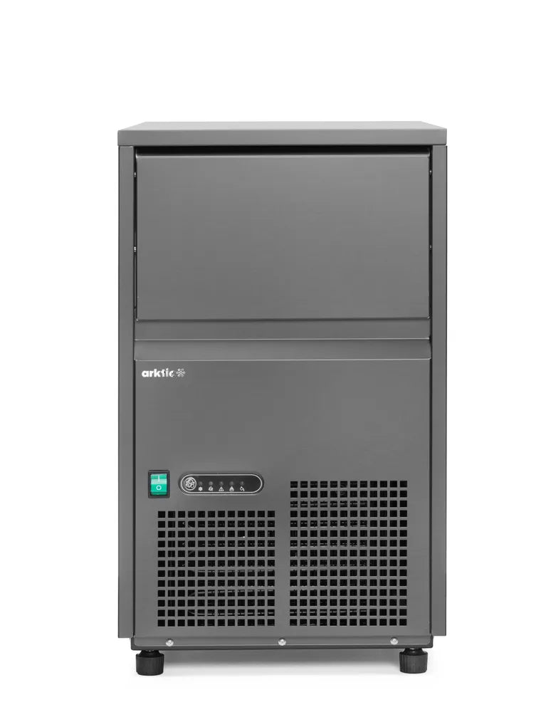 Eiswürfelmaschine, Arktic, Schwarz, 230V/385W, 520x380x(H)637mm