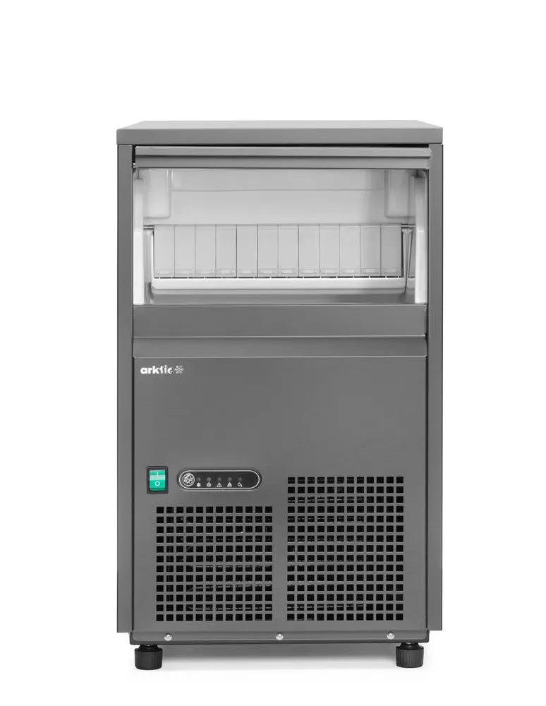 Eiswürfelmaschine, Arktic, Schwarz, 230V/385W, 520x380x(H)637mm