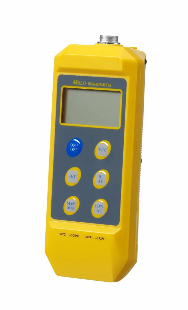 Thermometer mit Digitalanzeige und Stiftsonde, HENDI, 195x85x(H)45mm