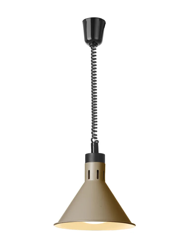Höhenverstellbare Wärmelampe, konisch, HENDI, Beige, 230V/250W, ⌀275x(H)250mm