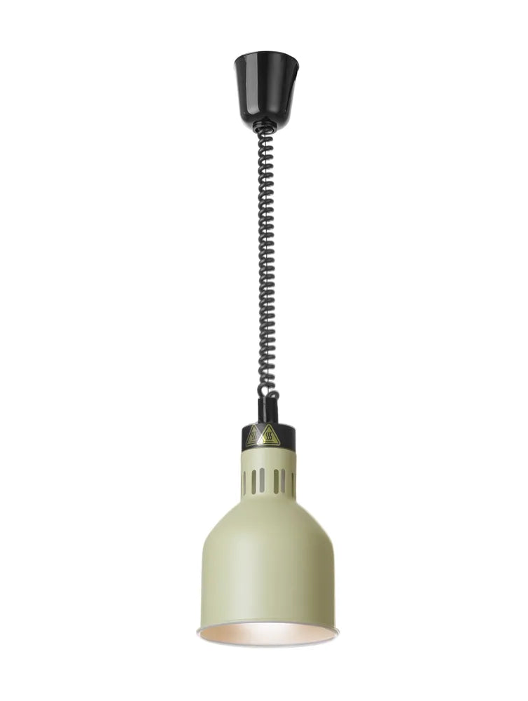 Höhenverstellbare Wärmelampe, zylinderförmig, HENDI, Grün, 230V/250W, ⌀175x(H)250mm