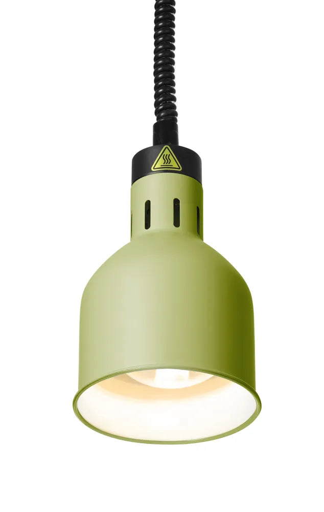 Höhenverstellbare Wärmelampe, zylinderförmig, HENDI, Grün, 230V/250W, ⌀175x(H)250mm
