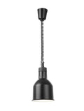 Höhenverstellbare Wärmelampe, zylinderförmig, HENDI, Schwarz, 230V/250W, ⌀175x(H)250mm