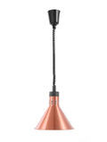 Höhenverstellbare Wärmelampe, konisch, HENDI, Kupfer, 230V/250W, ⌀275x(H)250mm