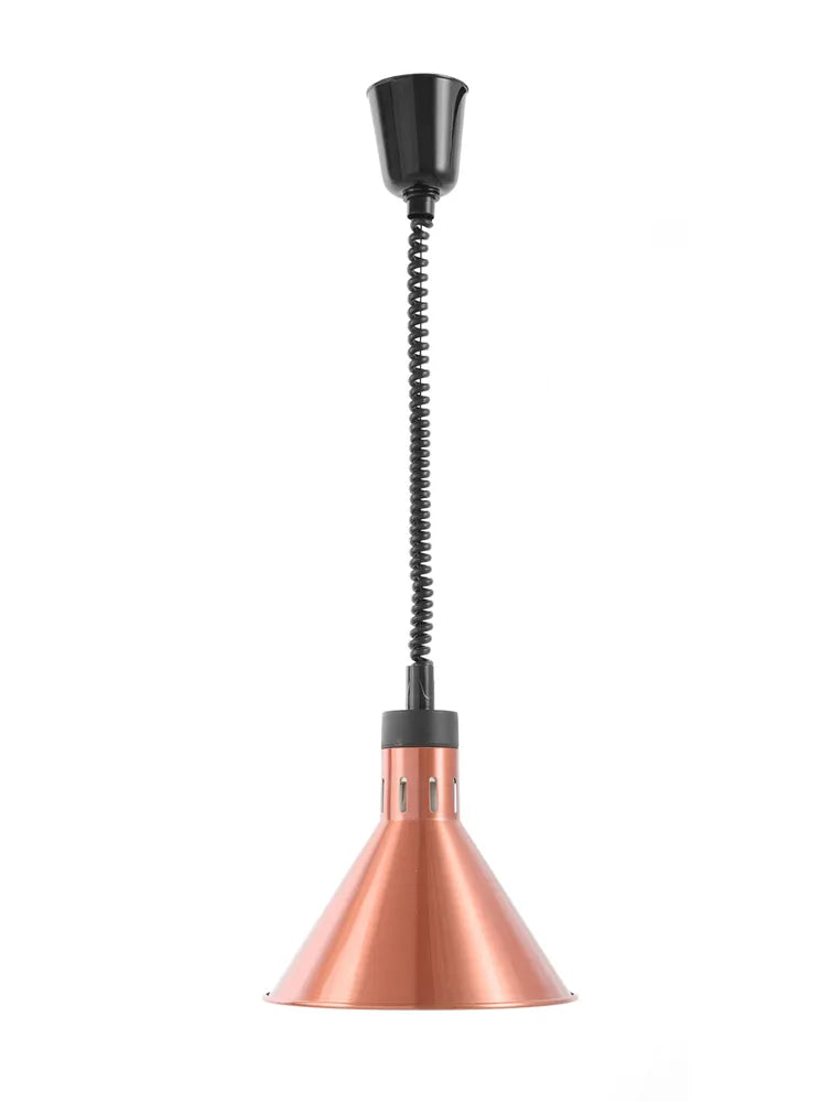 Höhenverstellbare Wärmelampe, konisch, HENDI, Schwarz, 230V/250W, ⌀275x(H)250mm
