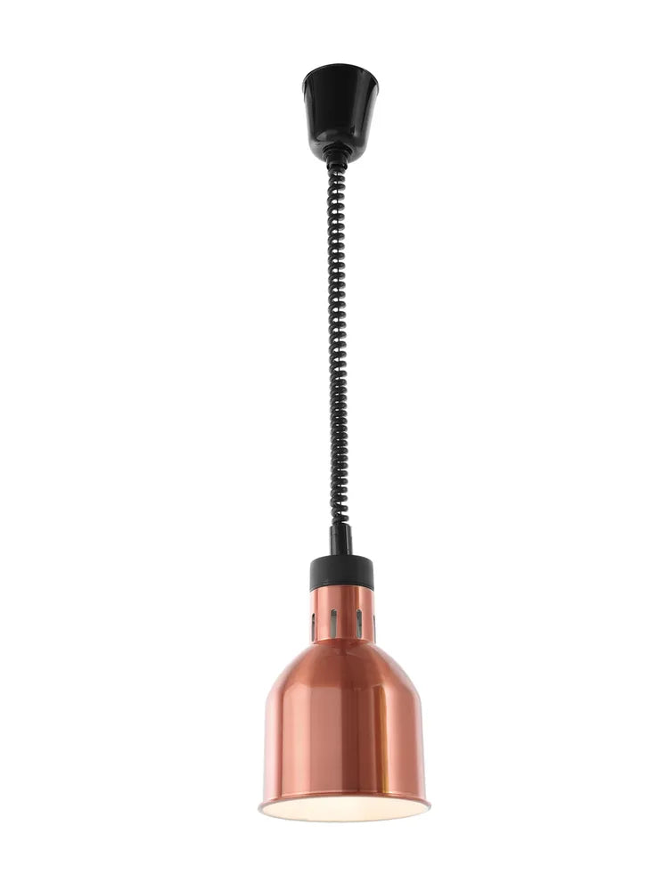 Höhenverstellbare Wärmelampe, zylinderförmig, HENDI, Schwarz, 230V/250W, ⌀175x(H)250mm