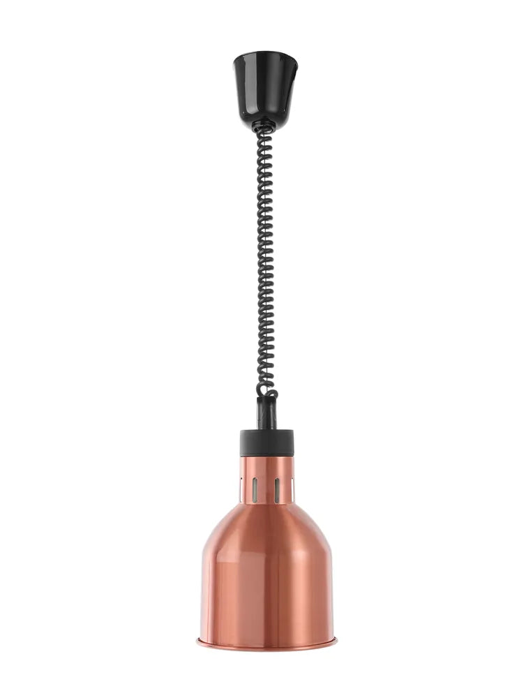 Höhenverstellbare Wärmelampe, zylinderförmig, HENDI, Weiß, 230V/250W, ⌀175x(H)250mm