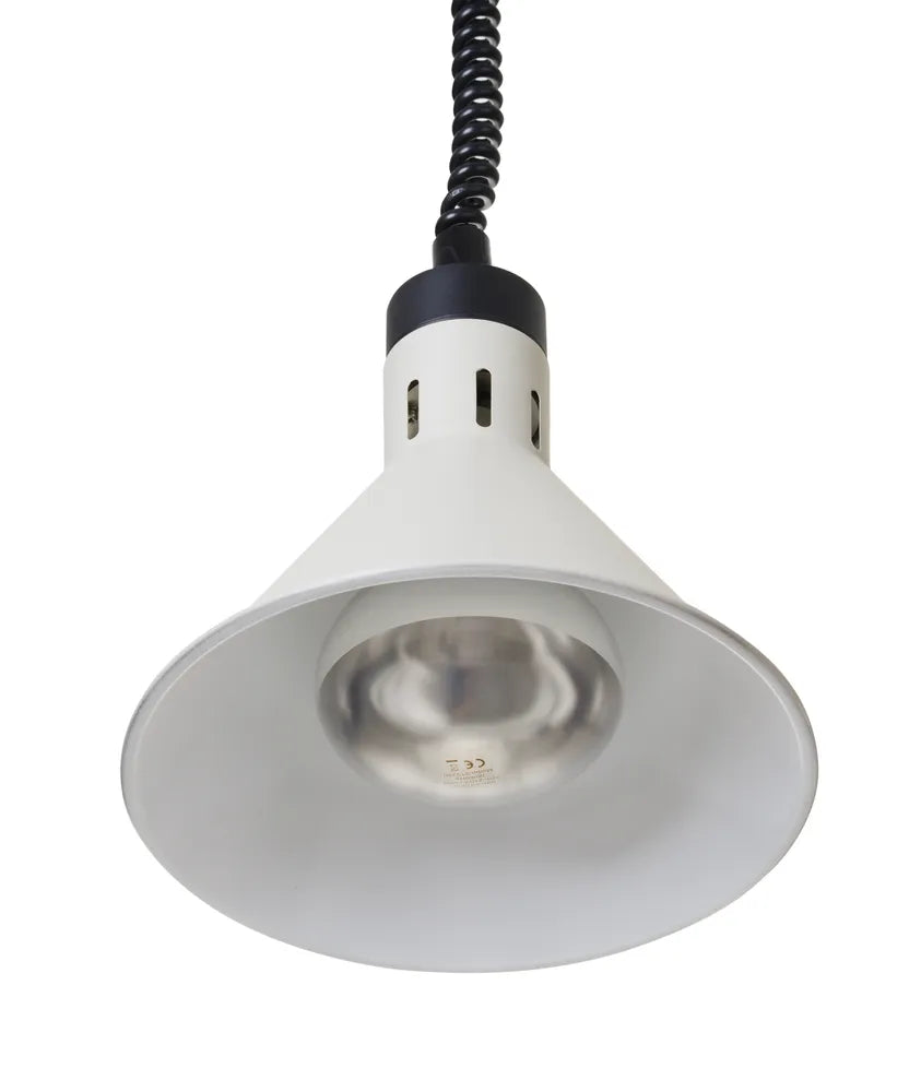 Höhenverstellbare Wärmelampe, konisch, HENDI, Weiß, 230V/250W, ⌀275x(H)250mm