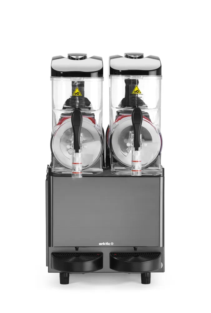 Slush-Eis-Maschine 2x12 L, Arktic, 24L, Schwarz, 220-240V/710W, 415x507x(H)810mm