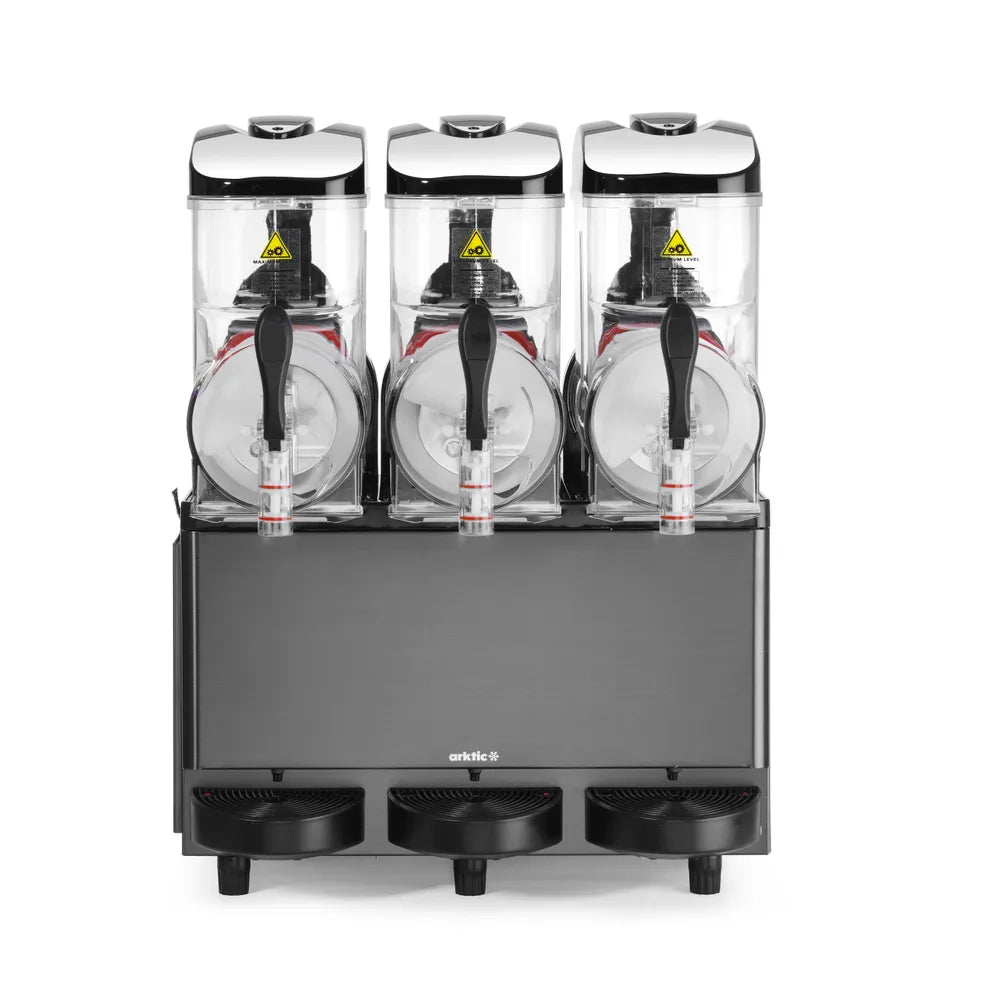 Slush-Eis-Maschine 3x12 L, Arktic, 36L, Schwarz, 220-240V/1080W, 610x490x(H)775mm