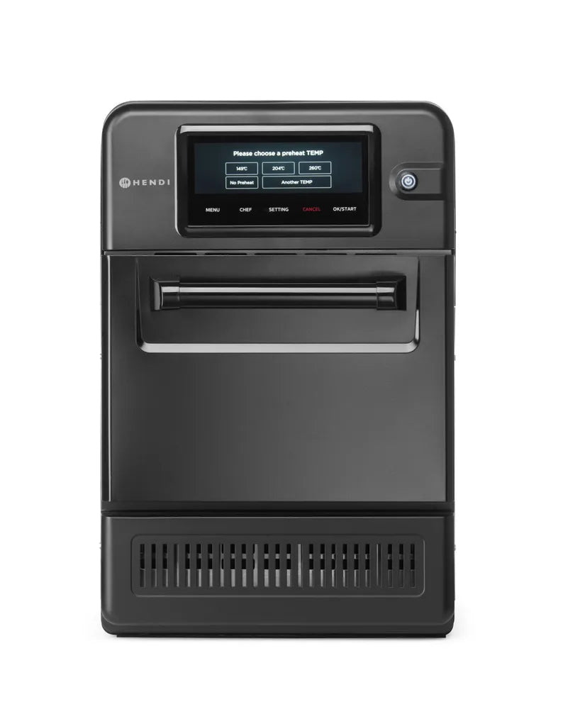 Hochgeschwindigkeits-Backofen CombiTurbo, HENDI, 18L, Schwarz, 230V/3000W, 402x735x(H)608mm