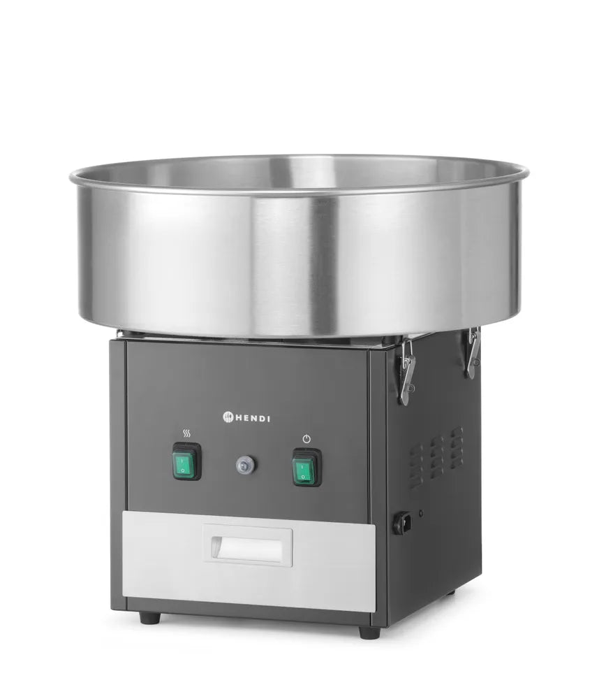 Zuckerwatte-Maschine , HENDI, Schwarz, 220-240V/1130W, 520x520x(H)503mm