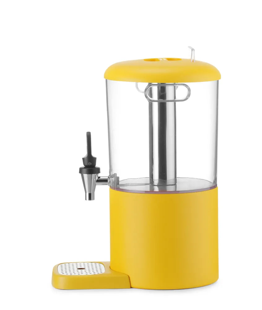 Saftspender UNIQ, HENDI, designed by Robert Bronwasser, 4L, Gelb, 315x211x(H)431mm