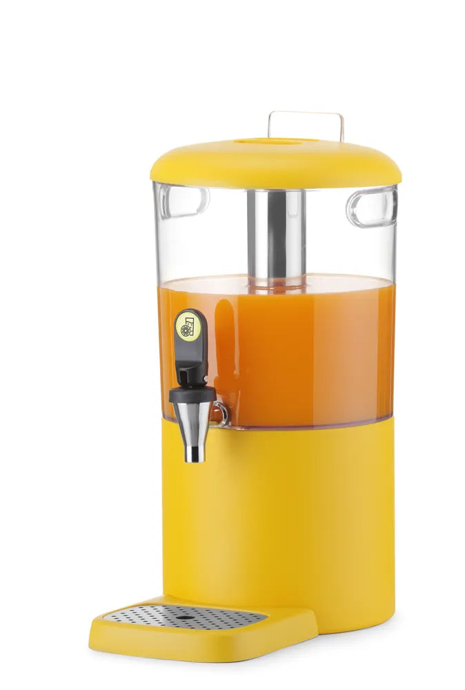 Saftspender UNIQ, HENDI, designed by Robert Bronwasser, 4L, Gelb, 315x211x(H)431mm