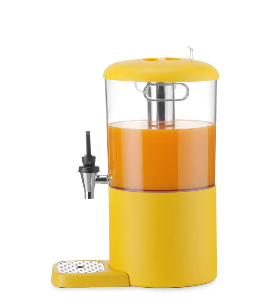 Saftspender UNIQ, HENDI, designed by Robert Bronwasser, 4L, Gelb, 315x211x(H)431mm