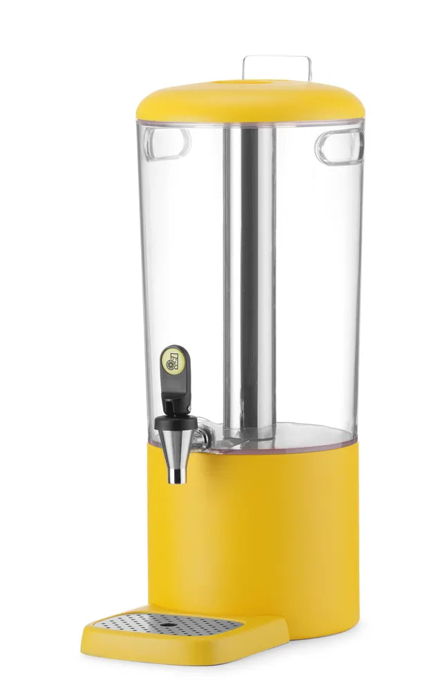 Saftspender UNIQ, HENDI, designed by Robert Bronwasser, 8L, Gelb, 318x216x(H)532mm