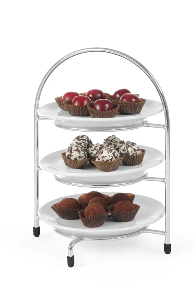 Teller-Etagere, HENDI, geeignet für Teller bis max. Ø 275 mm, 290x290x(H)440mm