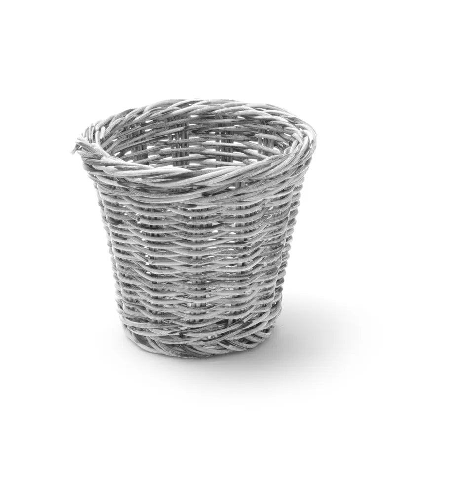 Snack-Korb, HENDI, Hellgrau, ⌀130x(H)110mm