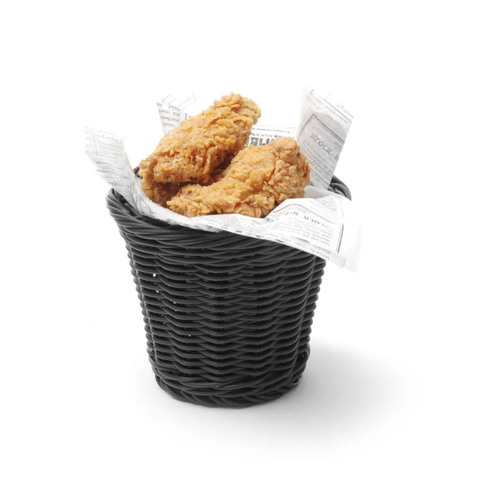 Snack-Korb, HENDI, Hellgrau, ⌀130x(H)110mm